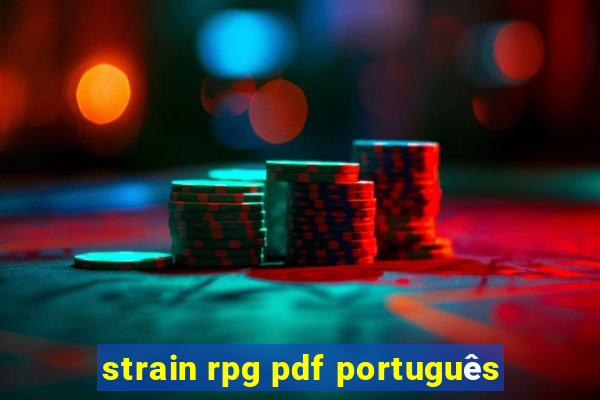 strain rpg pdf português