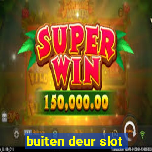 buiten deur slot