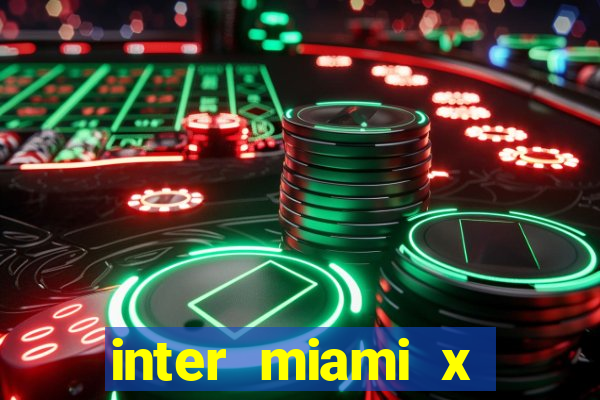 inter miami x cincinnati palpite