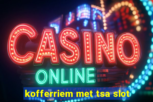 kofferriem met tsa slot