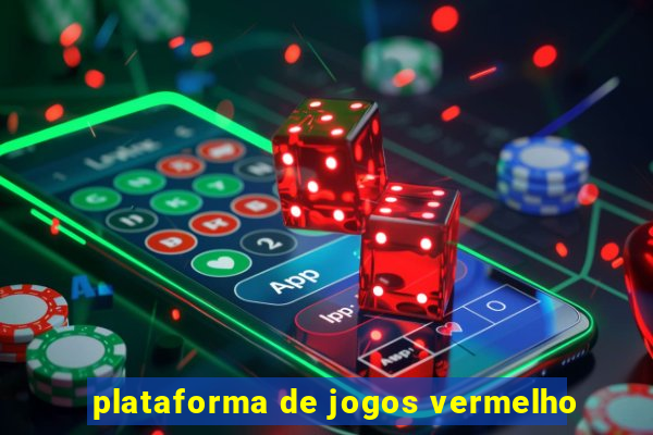 plataforma de jogos vermelho