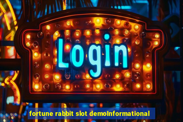 fortune rabbit slot demoInformational