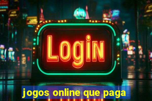 jogos online que paga