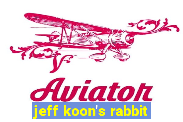 jeff koon's rabbit