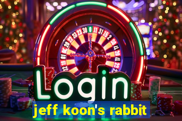 jeff koon's rabbit