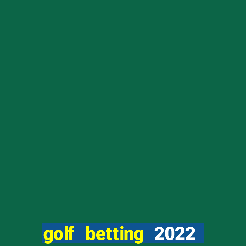 golf betting 2022 l wynnbet