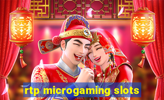 rtp microgaming slots