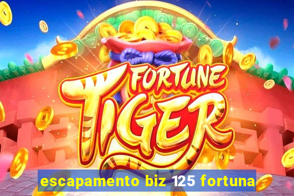 escapamento biz 125 fortuna