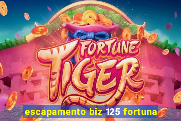 escapamento biz 125 fortuna