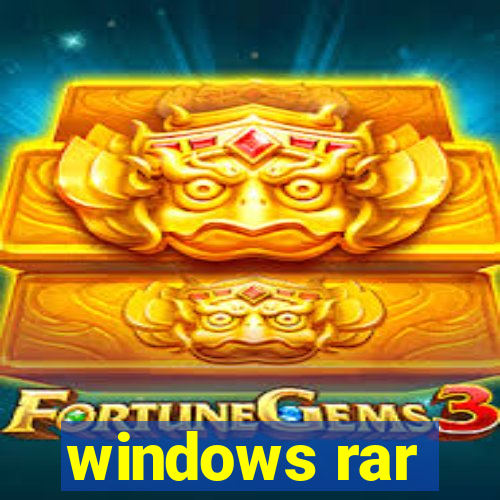 windows rar