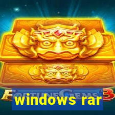 windows rar