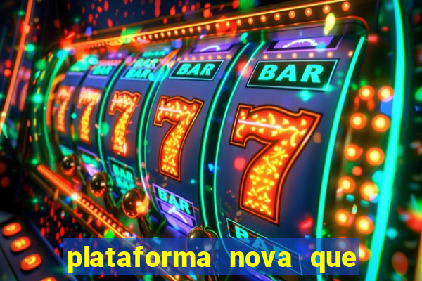 plataforma nova que da bonus no cadastro