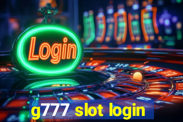 g777 slot login