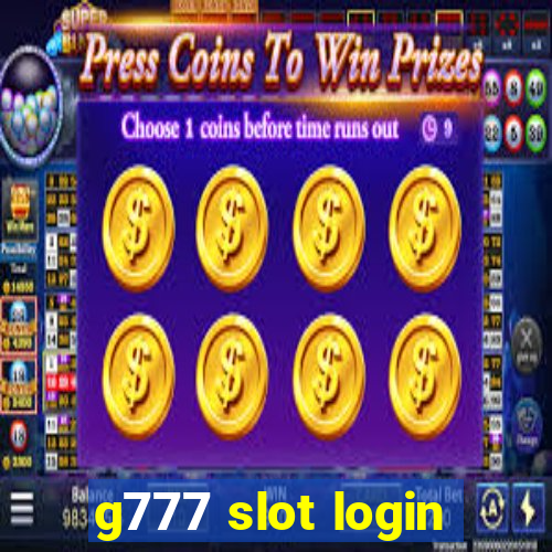 g777 slot login