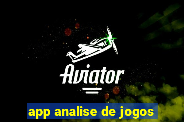 app analise de jogos