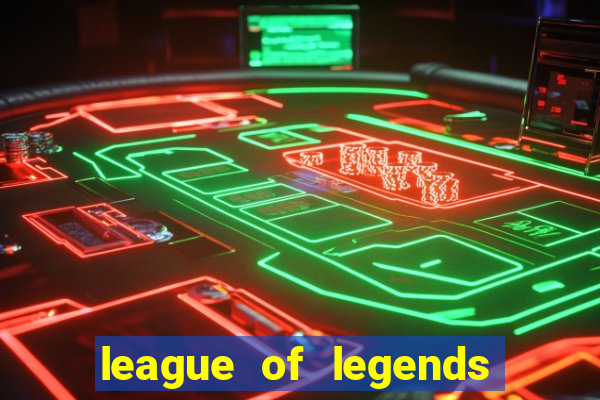 league of legends mundial jogos