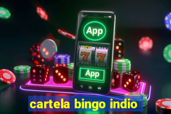 cartela bingo indio