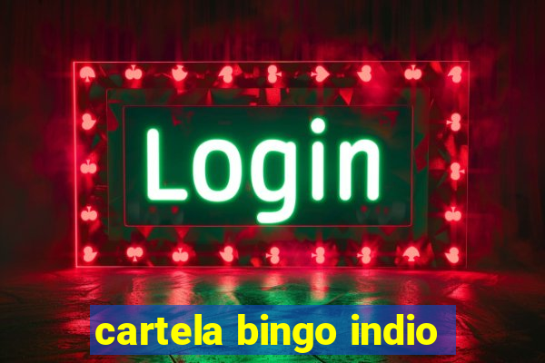 cartela bingo indio