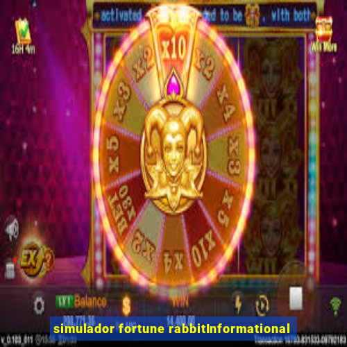 simulador fortune rabbitInformational