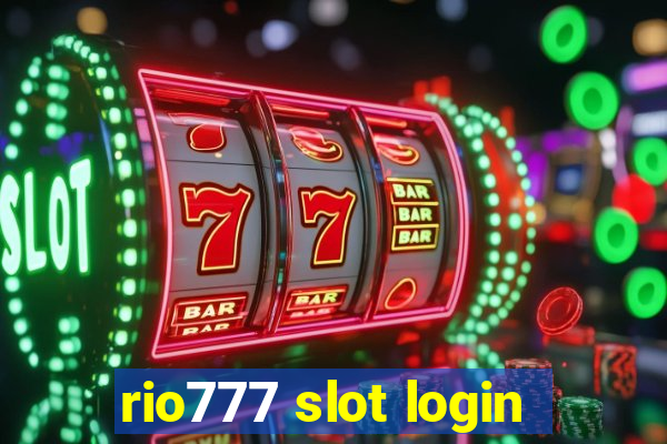 rio777 slot login