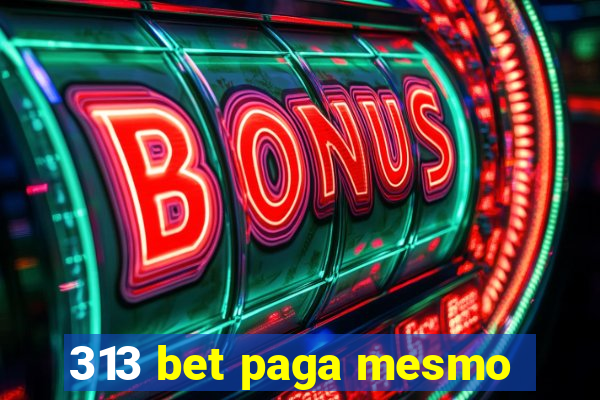 313 bet paga mesmo