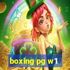 boxing pg w1