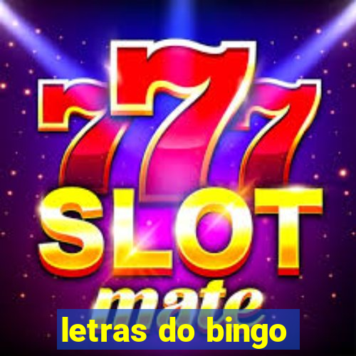 letras do bingo