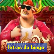 letras do bingo