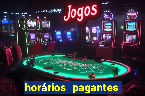 horários pagantes slots pg