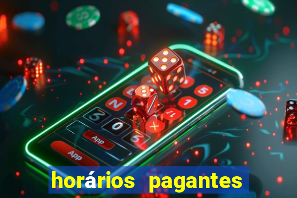 horários pagantes slots pg