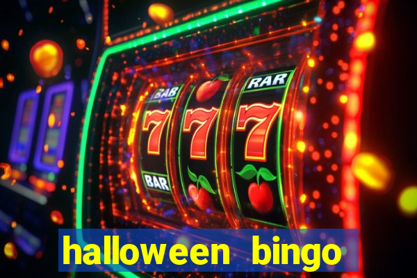 halloween bingo cards with numbers