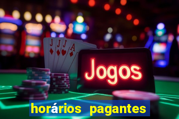 horários pagantes fortune tiger hoje