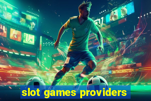 slot games providers