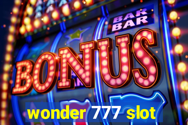 wonder 777 slot