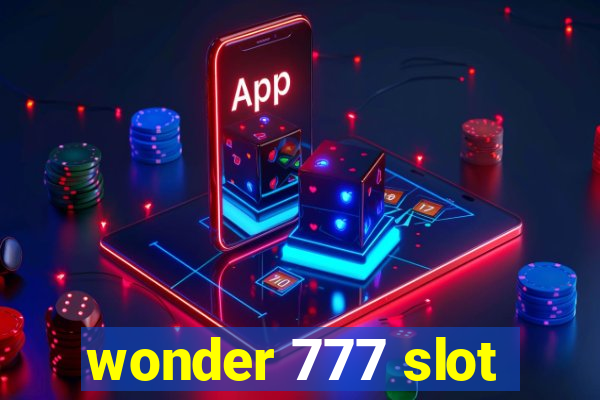 wonder 777 slot