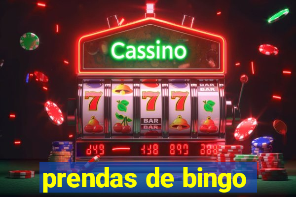 prendas de bingo