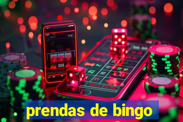 prendas de bingo