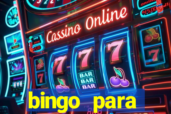 bingo para despedida de solteira para imprimir