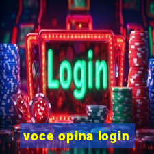 voce opina login