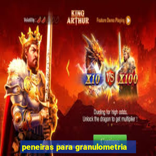 peneiras para granulometria