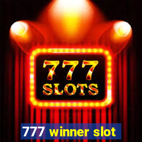 777 winner slot