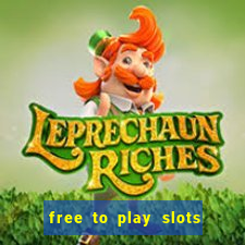 free to play slots online no download