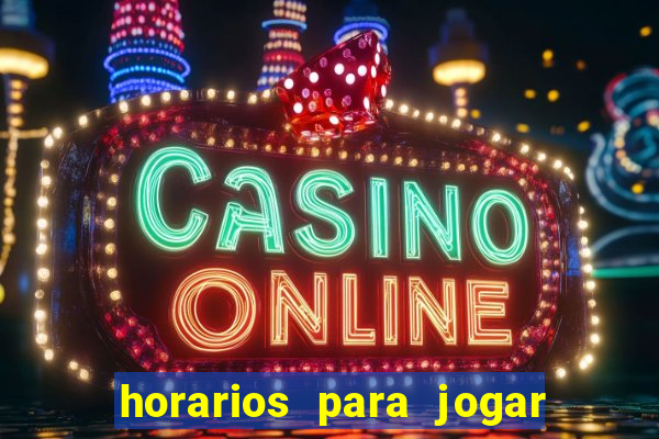 horarios para jogar no fortune dragon