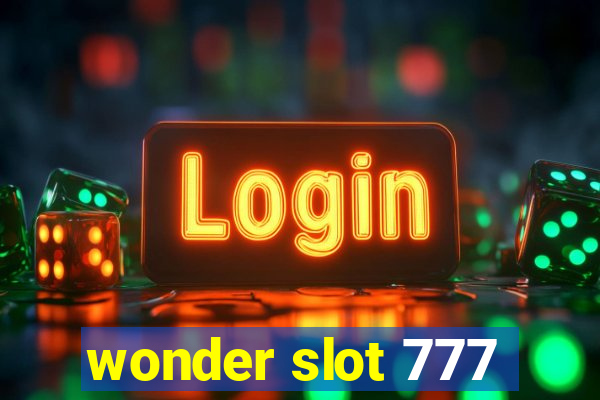 wonder slot 777