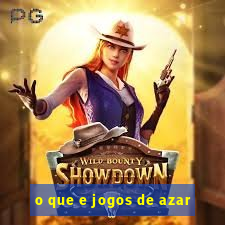 o que e jogos de azar