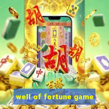 well of fortune game