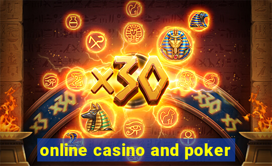 online casino and poker