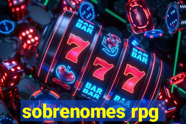 sobrenomes rpg