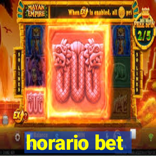 horario bet