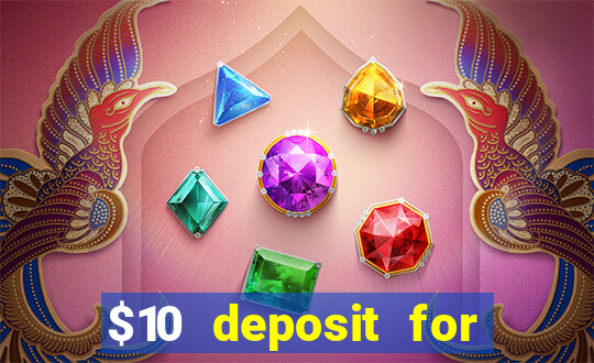 $10 deposit for crypto casino